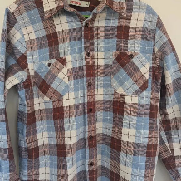 Birdwell Flannel Work Shirt Size S/M - Picture 2 of 6